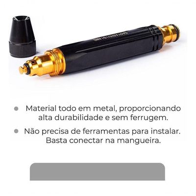Bico De Mangueira Alta Pressão: Jato Regulável Profissional