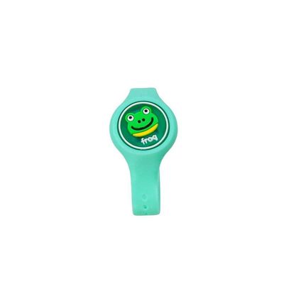 Pulseira Relogio Infantil Anti Mosquito Repelente Figurinhas Verde