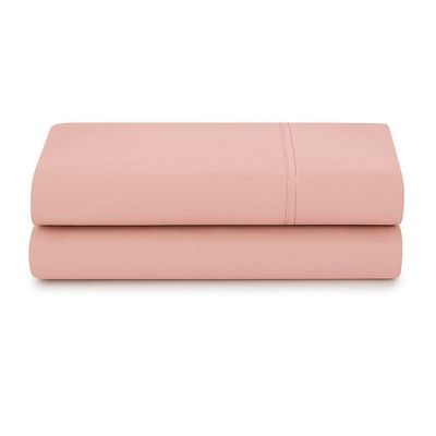Lençol De Cima Avulso Minimal Liso Queen 01 Peça Malha 100% Algodão - Rose