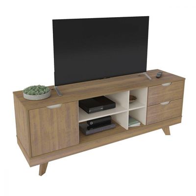 Rack Michigan para TV até 60" 4 Portas 2 Gavetas Artely