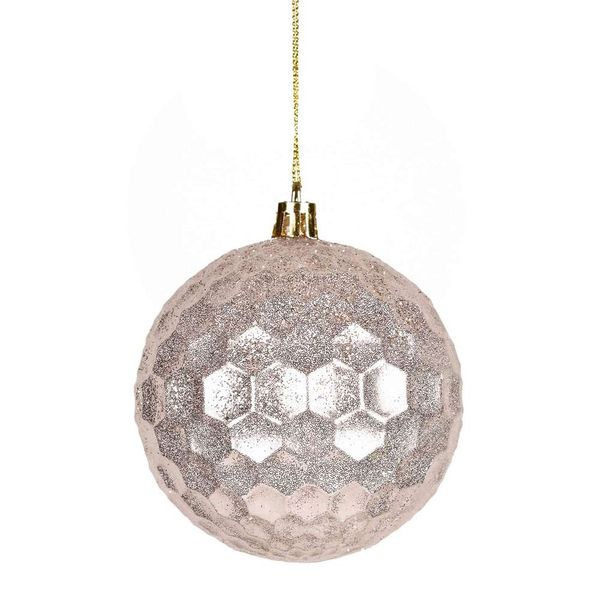 Bola Decorada Pvc C/3Und 8Cm Bola Decorada Pvc C/3Und 8Cm