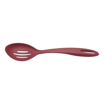 Colher Para Servir Perfurada Tramontina Ability 29,5cm Vermelha
