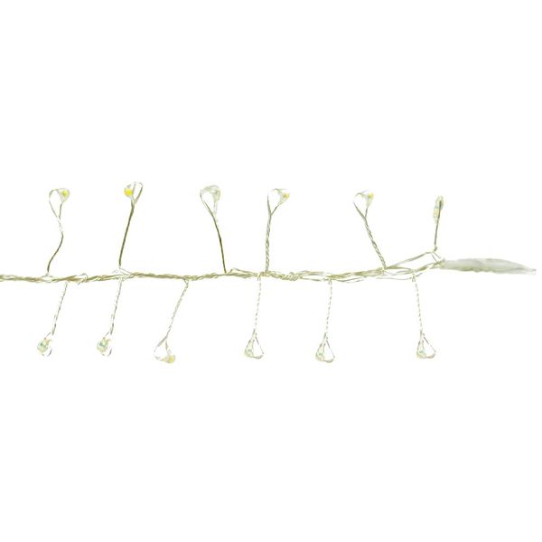 Luz Decor Festao 400Led Fio De Fada Luz Fixa Bivolt (Branco Quente) 4M