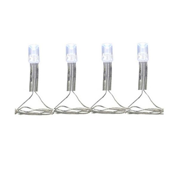 CORDAO 100 LED FIO PVC C/8 FUNC 127V (BRANCO) 8m