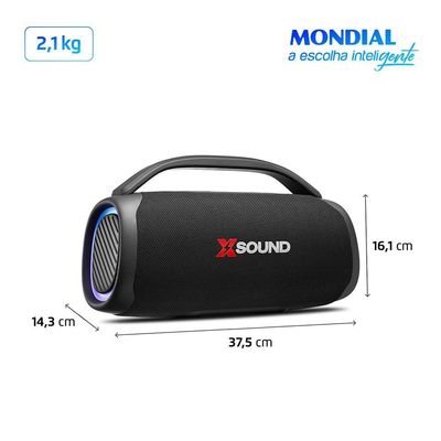 Caixa De Som Boombox Mondial Xsound BX-100-BL 100W Bluetooth Bivolt