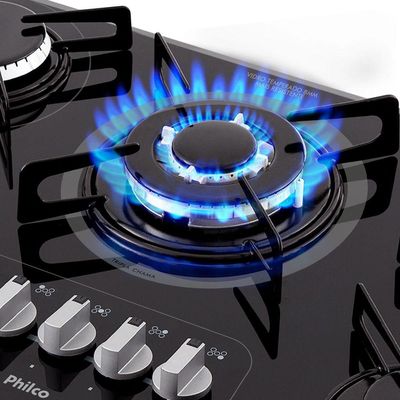 Cooktop A Gás Philco 5 Queimadores Superautomático PCT05TC Bivolt