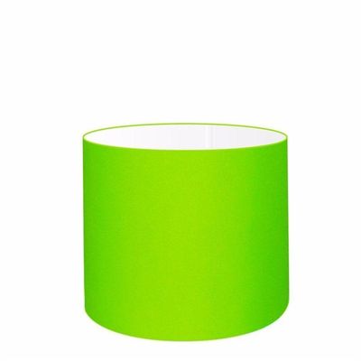 Cúpula Abajur Cilíndrica Cp-7013 ø30x30cm Verde Limão
