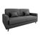 Sofá Cama Premium 3 Lugares 1,90 Larg Emilia Matrix Suede Cinza