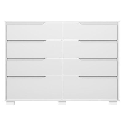 Comoda Georgia 8 Gavetas 147 Cm Branco