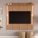 Painel Efeito Ripado 3d Com Led Para Até 70 Polegadas Sevilla 183cm Jequitibá