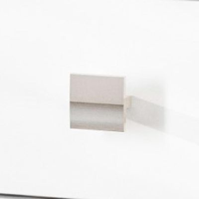 Escrivaninha Para Computador Office Em Mdp 25mm Com 4 Gavetas Dubai Lukaliam Móveis Branco Branco