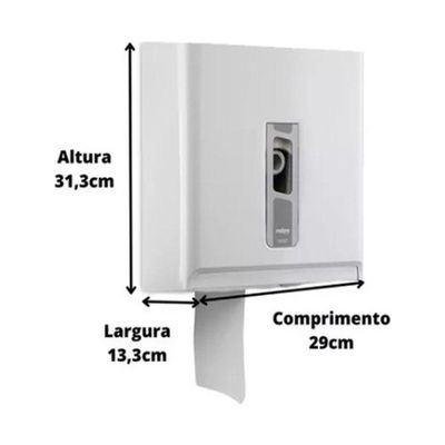 Dispenser De Papel Higiênico Rolão 200-500m Bco Nobre Street