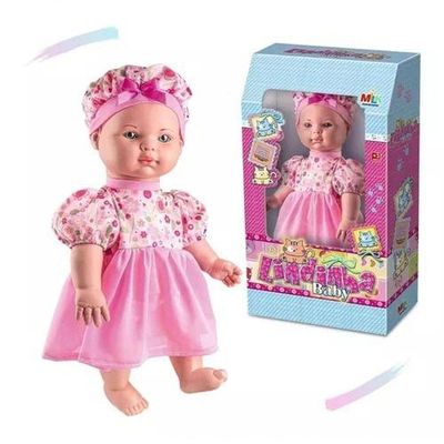 Boneca Grande Lindinha Baby Milk Brinquedos 612