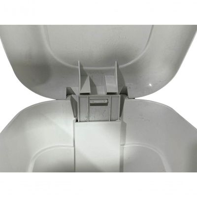 Coletor Cesto Lixeira De Pedal 12 Lt Plasnew Branco