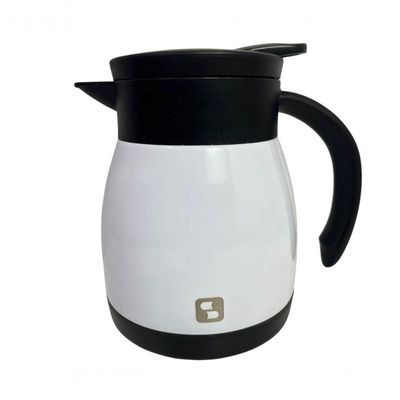 Bule Inox Elegance Garrafa Térmica Para Chá Café água 500ml Branco