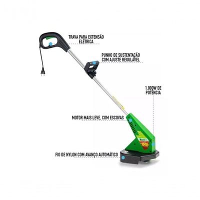 Aparador De Grama 1000w A Fio De Nylon Master 1000 Trapp Voltagem 220V