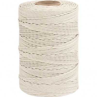 Corda Multifilamento Trançada 6,0mm 4,5kg 180m Branca Vonder