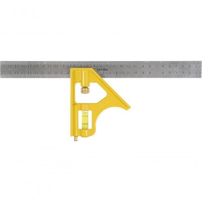 Esquadro Combinado 12 Aço Inox - Vonder