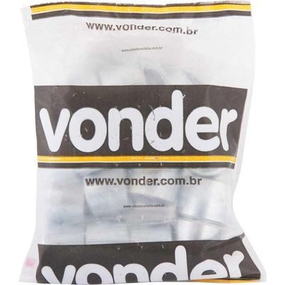 Cone Para Chumbador Cbv 1-4" Rosca Nc 100 Unidades Aço Carbono Zincado Vonder Fixação Estrutural