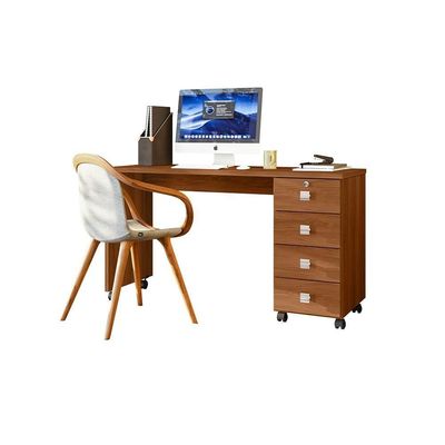 Escrivaninha Para Computador Office Em Mdp 25mm Com 4 Gavetas Dubai Lukaliam Móveis Jequitiba Jequitiba