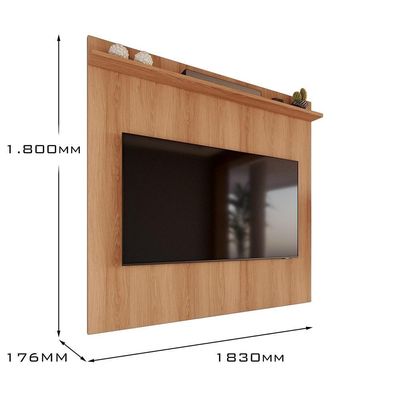 Painel Para Até 70 Polegadas Sevilla 183cm Jequitibá