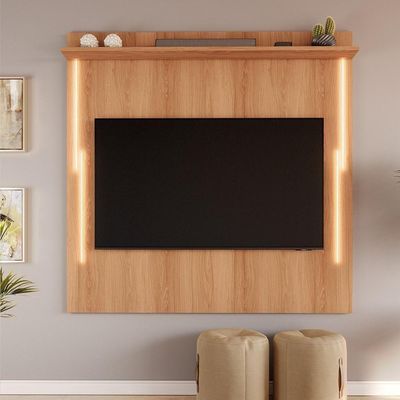 Painel Com Led Para Até 70 Polegadas Sevilla 183cm Jequitibá