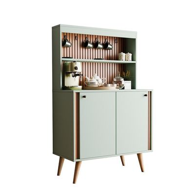 Cantinho Do Café Dolce - 2 Portas Mdf Menta-freijó Ripado - Movelove Menta-freijó Ripado