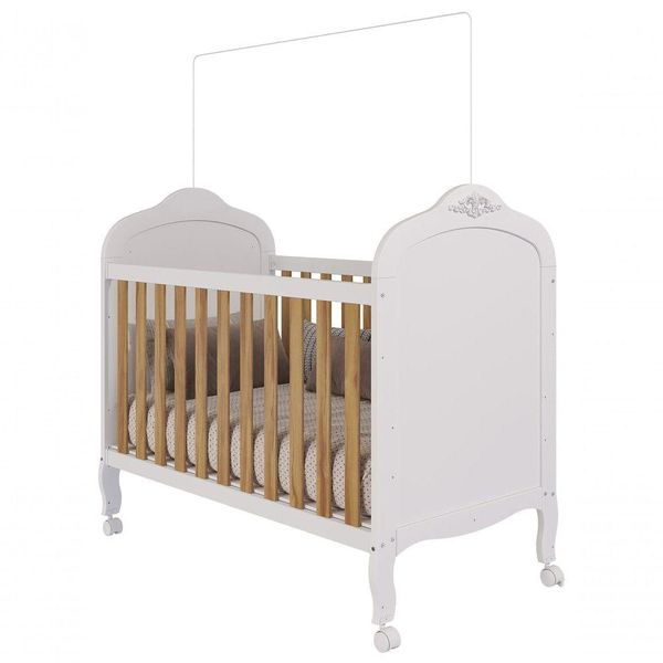 Berço Evolutivo Elô 4 Em 1 - Móveis Peroba Amendoa-branco