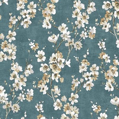 Papel de Parede Lille Floral Azul 52704
