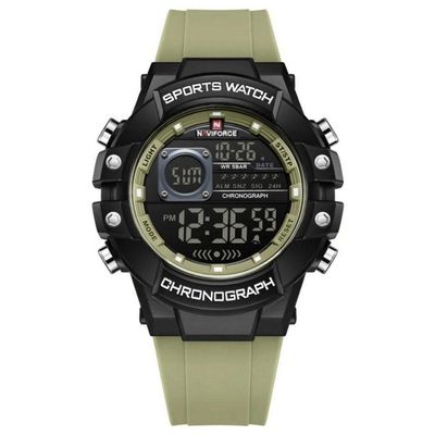 Relógio Multifuncional Masculino Digital Design Esportivo A Prova D´agua 3atm Bege