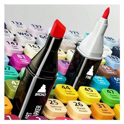 Caneta Marcadora Touch Magic Com Ponta Dupla 24 Cores - Art Marker