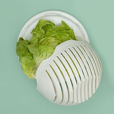 Cortador E Fatiador Bowl De Saladas, Frutas E Legumes Branco