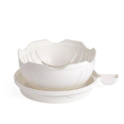 Cortador E Fatiador Bowl De Saladas, Frutas E Legumes Branco