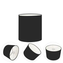 Cúpula Abajur E Luminária Cilíndrica Vivare Cp-7001 ø13x15cm - Bocal Nacional Preto