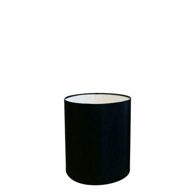 Cúpula Abajur E Luminária Cilíndrica Vivare Cp-7001 ø13x15cm - Bocal Nacional Preto