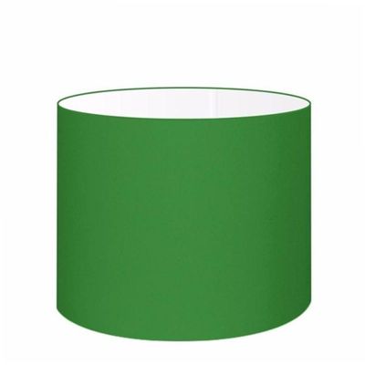 Cúpula Abajur Cilíndrica Cp-7020 ø45x21cm Verde Folha