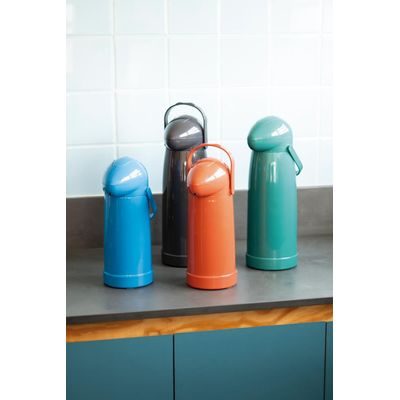 Garrafa Térmica de Pressão Nobile 1,9 Litros Carvão