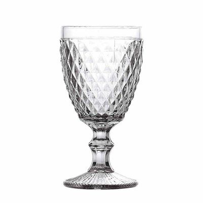 Conjunto De 06 Copos De Vidro 325ml Taça Bico De Abacaxi