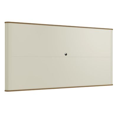 Rack Sala Com Painel Para TV 75 Pol 4 Portas 180cm Pés Dourado Clio I03 Louro Luna - Lyam