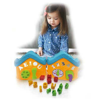 Brinquedo Educativo Casinha A-e-i-o-u - JPBrink