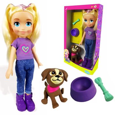 Boneca Polly Pocket Cuidando Do Seu Pet 1108 - Pupee