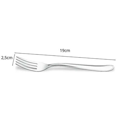 Faqueiro 72 Talheres Garfos Colheres Facas de Mesa Inox Turi