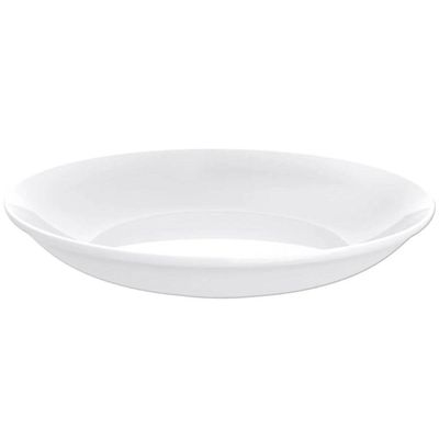 Aparelho de Jantar 12 Peças Tramontina Leonora Porcelana Branca Leve Cupê Mesa Posta Almoço Sobremesa