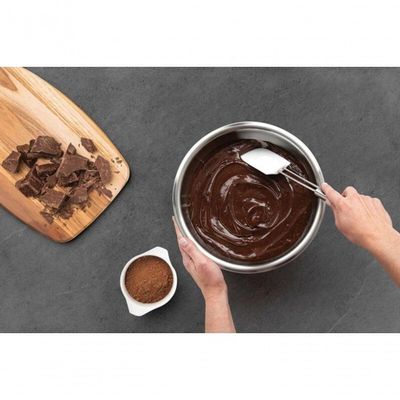 Espátula De Silicone Tramontina Marffim Em Aço Inox