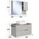 Conjunto Gabinete Com Cuba E Espelheira 80cm Mel Arenas Proddy Mel
