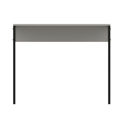 Mesa de Escritório Workspace Branca e Preta 90 cm