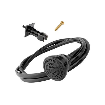 Chuveirinho Quick Fame Com Suporte E Mangueira De 2 Metros Black Preto
