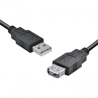 Cabo Usb A Macho X Usb A Femea 2.0 - 3m Extensor - Uamaf-3