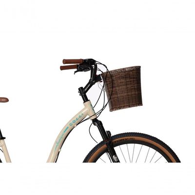 Bicicleta Colli Munique Aluminio Aro 29 Disco-shimano 21v Tamanho Do Quadro 17 Bege Retrô