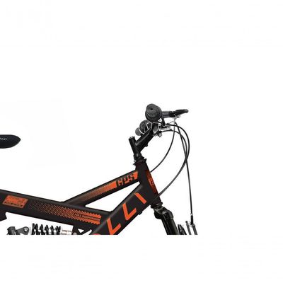 Bicicleta Gps Aro 20 Dupla Suspensão 21 Marchas Colli Preto